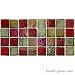 Daltile Egyptian Glass Garnet Gallery 1 x 1 Glass Mosaic Tiles