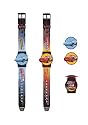Disney Cars Jugend-Uhr LCD Armbanduhr mit austauschbaren Cars-Motiven und austauschbarem Armband 13x3x30 cm - 24444