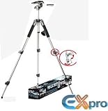 Ex-Pro TRIAD50 Heavy DUTY Professional 100% Aluminium Build Photographic Camera / Camcorder Tripod (420mm - 1430mm) rubber tipped, Extremely High Quality suitable for :- Sony / Cybershot / Camcorders / DVD Cameras