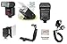 Best Value Professional Multi-Piece TTL Flash Package for The Sony Alpha DSLR-A500 DSLR-A550 DSLR-A100, DSLR-A200, DSLR-A300, DSLR-A350, DSLR-A700, DSLR-A900 DSLR-A500, DSLR-A500L, DSLR-A550 SLT-A35 A35 SLR Digital Cameras Includes 1 Professional TTL Power, Zoom & 270 Degree Swivel D-slr Flash, Professional Right Angle Flash Bracket, Off Camera Ttl Flash Cord, 1 Wide Angle Diffuser, 1 Bounce Reflector, & 1 Proffesional Soft Box Flash Diffuser