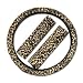 Leopard Steering Wheel Cover with Shoulder Pad
