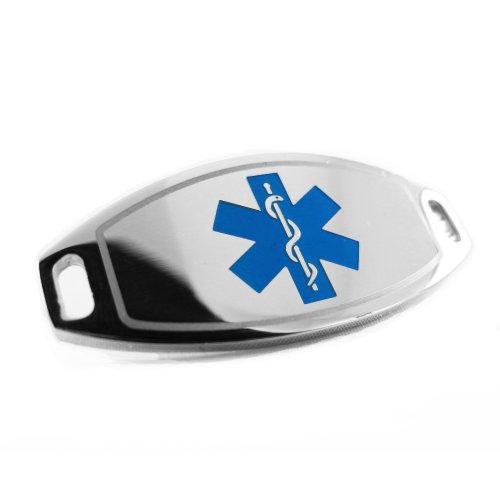 Pre-Engraved - BREAST CANCER Medical Alert ID 