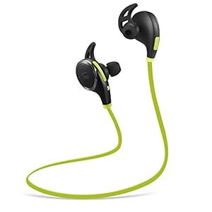 Bluetooth Headphones TaoTronics Wireless Earphones for Running with Mic (Bluetooth 4.1, atp-X, CVC 6.0 Noise Cancelling, Sweatproof) Black & Green
