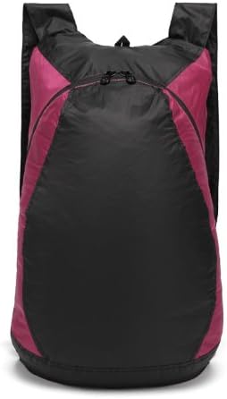 Korovo Folding Nylon Backbags,Black,21L,One Size