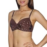 Womens Linea Sensacion Perfectly Fit Padded Underwired Soft Cup Bra / Underwear - Brown (Size: US:36B UK:36C EU:80C)