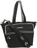Ju Ju Be Be Spicy Diaper Bag, Black/Silver