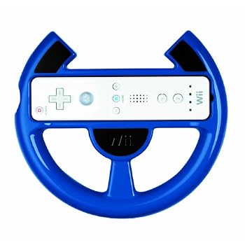 Set A Shopping Price Drop Alert For Official Nintendo Wii Comfort Racing Wheel - Blue