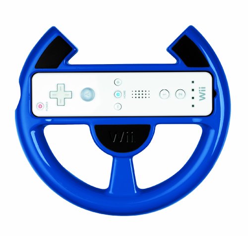 Official Nintendo Wii Comfort Racing Wheel - Blue