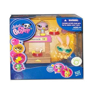 Littlest Pet Shop - 92492 - Portable Pets - Gift-Set - #1440 Lila Taube und #1441 Kaninche Preisvergleich