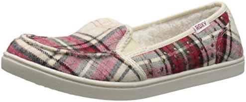 Roxy Women's Lido Wool II Fashion Sneaker, Red, 7.5 M US