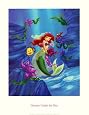 Ariel, Dreams Under the Sea Children Art Poster Print, 20x26