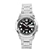 Seiko Men's SNKK35 5 Stainless Steel Black Dial Watch