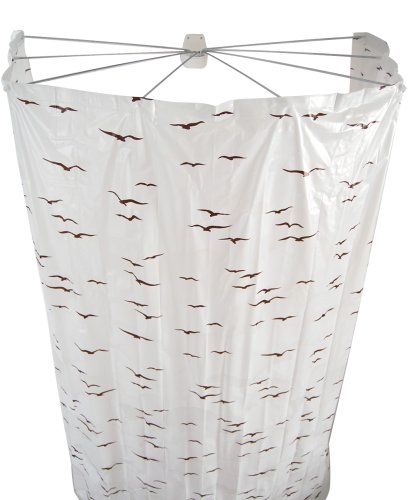 Ridder 582090-350 Duschspinne, Duschschirm, Ombrella, Sylt beige