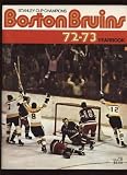 1972-73 Boston Bruins NHL Yearbook NRMT - NHL Programs And Yearbooks