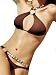 Sexy Rio Brazilian Back Halter Top String Bikini with Clear Jewels