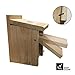 Woodlink NAWRCH Audubon Cedar Wren and Chickadee House,White,7.5L x 6D x 12H in.