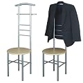 Oxid7 Metall Kleiderbutler, Herrendiener, Stummer, Kleiderst�nder - Ma�e (LxBxH): ca. 40 x 40 x 120cm