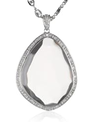 Miriam Salat Resin and Cubic-Zirconia Nugget Pendant Necklace, 34"