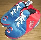 Chicago Cubs MLB Plush Sneaker Slippers