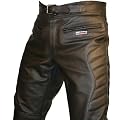 CE Armoured Mens Leather Motorcycle Trousers By Skintan - Available in 29" , 31" & 33" Inside Leg Lengths