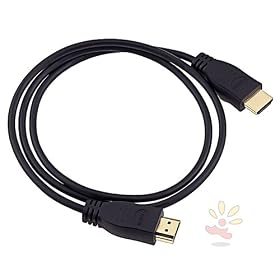 Everydaysource Black Version 2 ,High Speed HDMI Cable with Ethernet, M / M , 3FT
