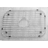 Buy 19 x 13.375 Stainless Steel Sink Grid with Black Rubber Feet by Yosemite Home Decor