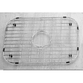 Buy 19 x 13.375 Stainless Steel Sink Grid with Black Rubber Feet by Yosemite Home Decor now!