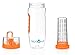 AquaFrut 32 OZ Fruit Infuser Water Bottle BPA-Free Fruit Infusion Sports Bottle - Flip Top Lid w Drinking Spout, Leak Proof, Made of Durable Tritan. Free Recipe eBook! (Orange)