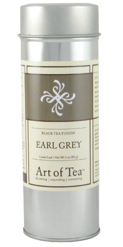 Art of Tea Organic Earl Grey Loose Leaf Black Tea - 3oz Tin
