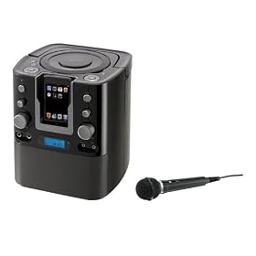 iLive Karaoke Machine with iPod Dock (Black)