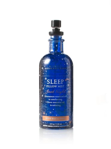Bath & Body Works Aromatherapy Warm Milk & Honey ~ Sleep ~ Pillow Mist, 4 fl. oz. (118 ml)
