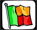 Decorated Mouse Pad with International, Benin, "national flag"