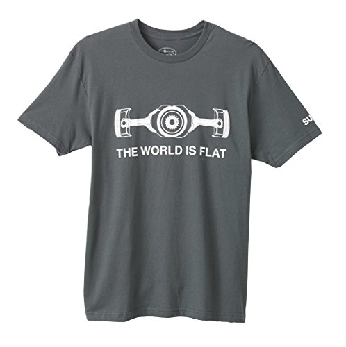 Subaru FLAT WORLD TShirt Impreza Sti T shirt Official Genuine WRX BOXER JDM NEW