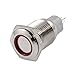 Angel Eye RED Led Light 16mm 12V stainless Steel Switch Latching Push Button