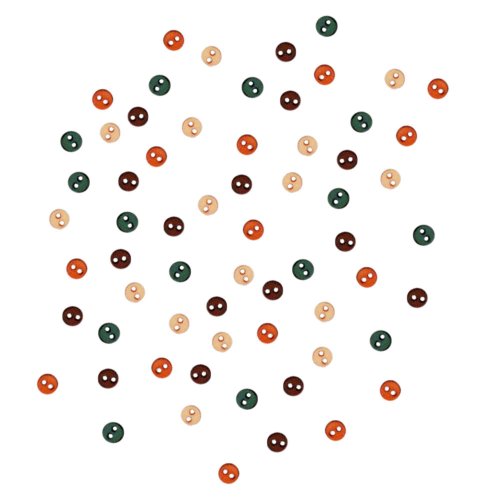 Dress It Up 5594 Micro Round Fall Embellishment for Crafts, Mini