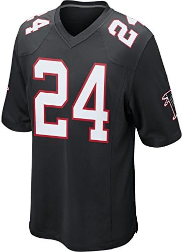 Men's 24 Devonta Freeman Alternate Jersey Black Large
