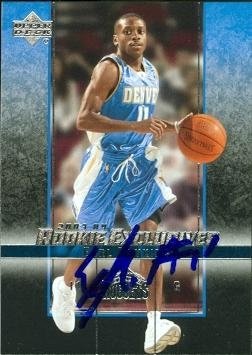 Earl Boykins Autographed/Hand Signed Basketball Card (Denver Nuggets) 2004 Upper Deck #47