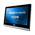 Asus ET2220INTI-B014K All-In-One PC, Monitor 21.5'' LED Full HD, Intel Core i3, 3220, 3.30 GHz, RAM 4 GB, HDD 1 TB, colore: Argento/Nero