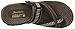 Skechers Women's Reggae-Rasta Thong Sandal, Chocolate, 7 M US