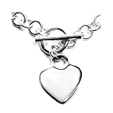 Sterling Silver Tiffany Inspired Heart Necklace