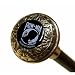 Brass Luxury Walking Stick w POW MIA Emblem by Bridges