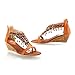 New Summer Fashion Handmade Beaded Womens Wedge Heels Thong Sandals Shoes