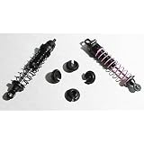 RPM Lower Spring Cups, Black: Traxxas Losi Associated MGT by RPM