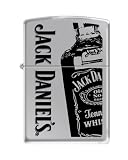 Zippo Jack Daniels-Bottle High Polish Chrome Lighter, 2416