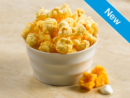 Medifast Snacks | Popcorn | Chips | Crackers | Soy Crisps | 1 Box (7 Servings Per Box) (Cheddar & Sour Cream Popcorn)