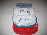 Phat Farm Baby Bib Set 3 Pcs White Blue Red Colorful New Born Baby Cute
