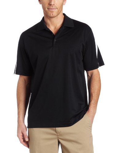 NIKE Men's Tech Colorblock Golf Polo Shirt, Black, X-Large