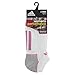 adidas Women's Climacool No Show Sock (2-Pair), White/Aluminum 2/Mono Pink/Aluminum 2, Size 5-10
