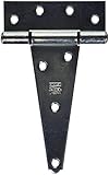 National Hardware B286 6" Zinc Plated Extra Heavy T Hinge