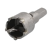 uxcell ホールソー　トライアングルシャンク　パイロット　カーバイド　アロイ　22mmカッティング径